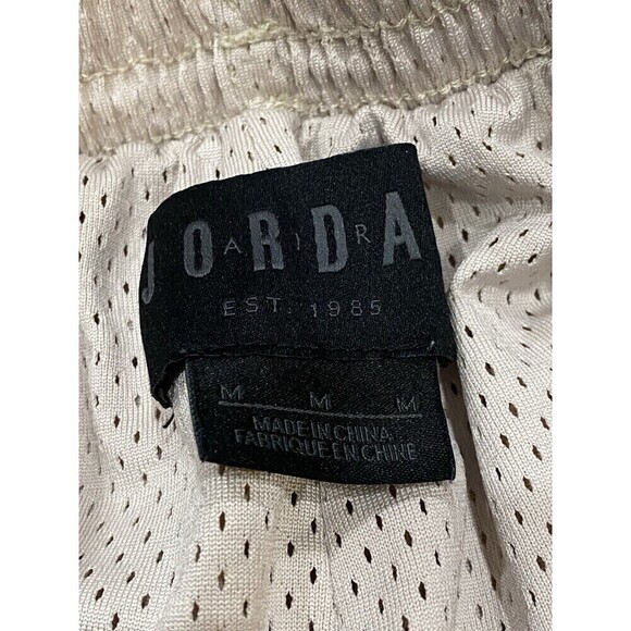 Air Jordan Men Activewear Shorts Medium White Last Shot Diamond Mesh Basketball - Picture 4 of 10